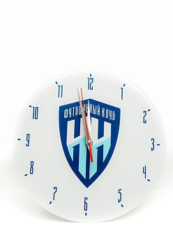 Часы с логотипом круглые