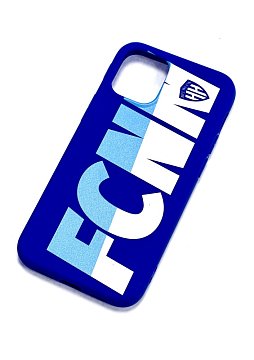 Чехол сувенирный IPhone "FCNN" синий 