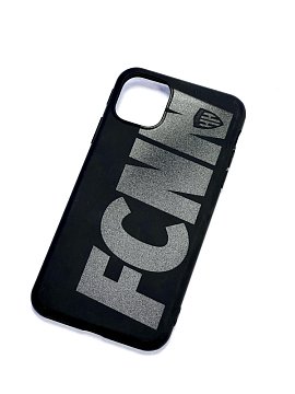 Чехол сувенирный IPhone "FCNN" черный 