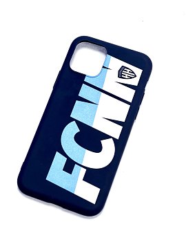 Чехол сувенирный IPhone "FCNN" темно-синий 
